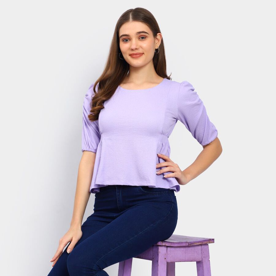 Ladies' Cotton Top, Lilac, large image number null